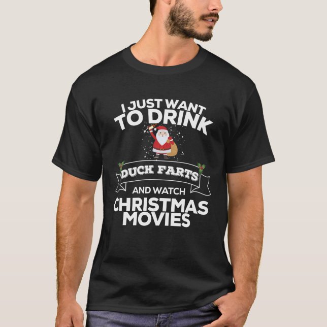 Camiseta Solo Quiero Beber Faros De Pato (Anverso)