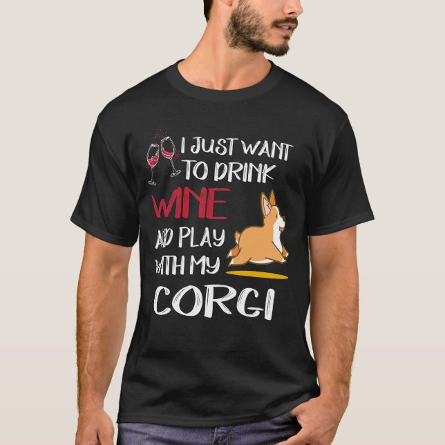 Camiseta Solo Quiero Beber Vino (71) (Anverso)