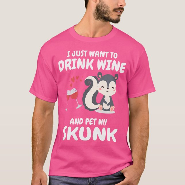 Camiseta Solo Quiero Beber Vino Y Mascota A Mi Amante Del S (Anverso)