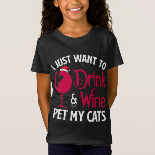 Camiseta Solo Quiero Beber Vino Y Mascota Mi Kit De Papá No