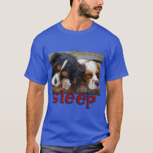Camiseta Solo Quiero Dormir Diseño de Cachorros Dulces