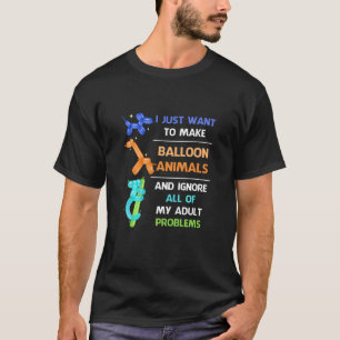 Camiseta Solo Quiero Hacer Animales Globales E Ignorar Adu