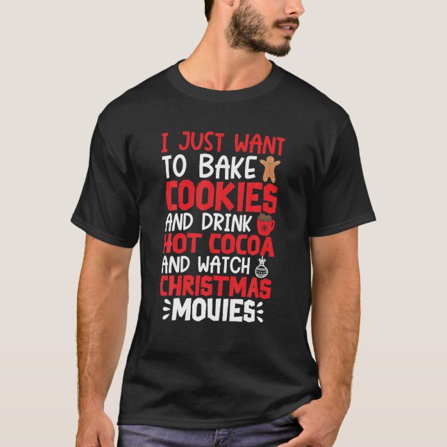 Camiseta Solo Quiero Hacer Cocinas Para Tomar Un Reloj De C (Anverso)