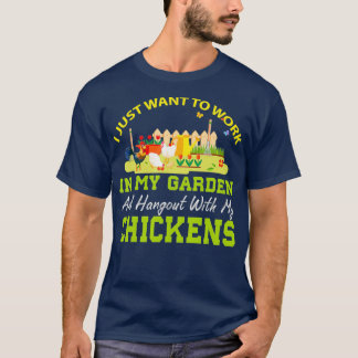 Camiseta Solo Quiero Hangout Con Mi Pollo