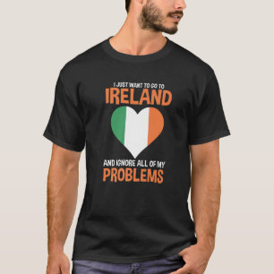 Camiseta Solo Quiero Ir A Irlanda Irlandés
