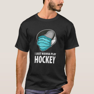 Camiseta Solo quiero jugar a la T de hockey, un regalo dive