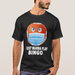 Camiseta Solo Quiero Jugar Bingo Funny Bingo En Un Regalo D