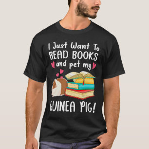 Camiseta Sólo Quiero Leer Libros Y Acariciar A Mi Conejillo