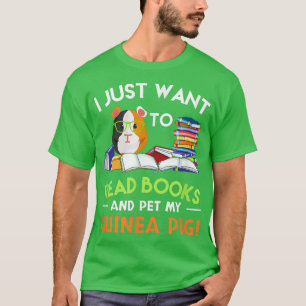 Camiseta Solo Quiero Leer Libros Y Mascota Mi Colite De Cer