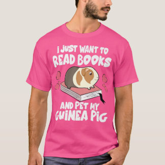 Camiseta Solo Quiero Leer Libros Y Mascotas De Mis Cerdos D