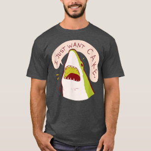 Camiseta Solo quiero que el pastel diga qué es gracioso que