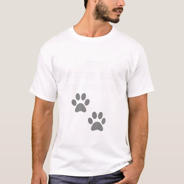 Camiseta Solo Quiero Que Todos Los Perros Tomen Pies Imprim (Anverso)