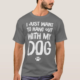 Camiseta Solo Quiero Salir Con Mi Perro 