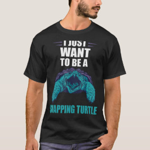 Camiseta Solo quiero ser un reptil de los animales del mar