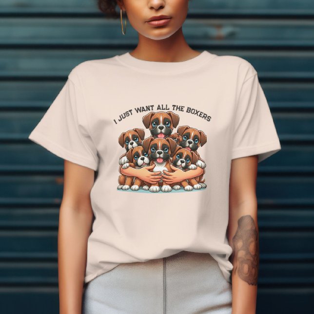 Camiseta 🐾Sólo Quiero Todos Los Perros Boxer 🐾 (Subido por el creador)