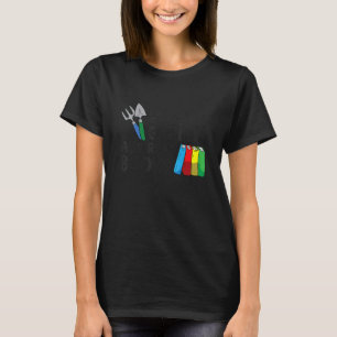 Camiseta Solo Quiero Trabajar En Mi Jardín Y Leer Libros