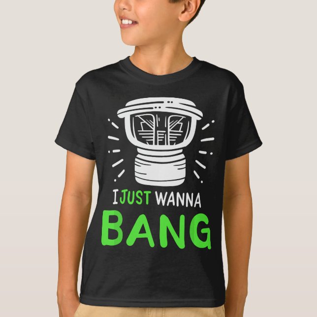 Camiseta Solo quiero un técnico de audio para autos Bang (Anverso)