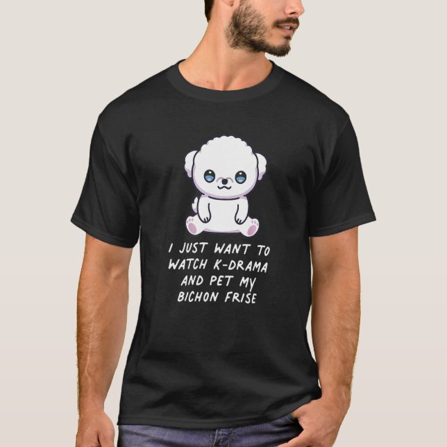 Camiseta Solo Quiero Ver El Drama K Y El Mascota Mi Viaje D (Anverso)