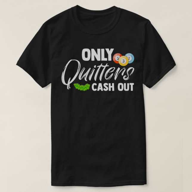 Camiseta Sólo Quitadores Salvan De Lucky Player Balls  (Diseño del anverso)