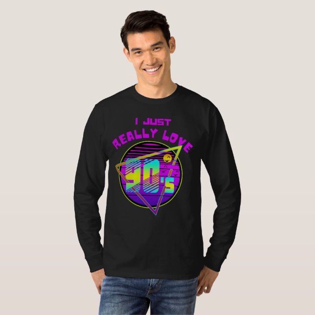 CAMISETA SÓLO REALMENTE AMO LOS 90 (Anverso completo)