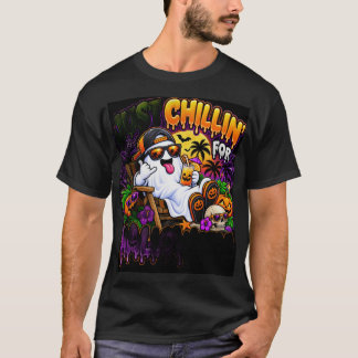 Camiseta Solo Relajándome Para la Playa de Fantasmas de Hal