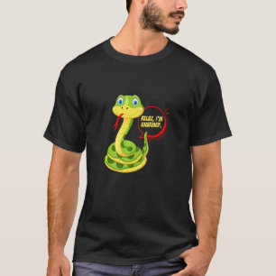 Camiseta Sólo Relájate No Estoy Armado Animal Venenozo Serp