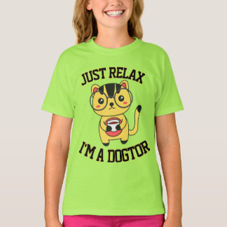 Camiseta Sólo relájate soy un perroctor