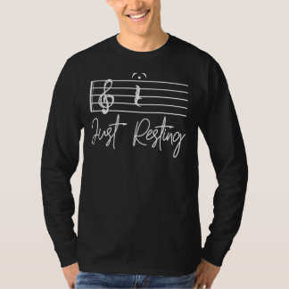 Camiseta Sólo renegar mi música musical instrumental
