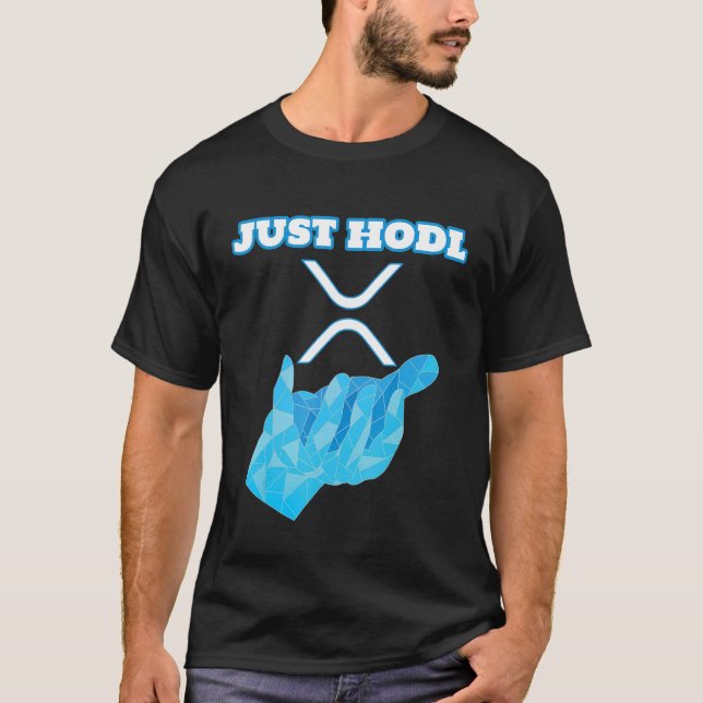 Camiseta Solo Retener La Cripdivisa De Cripto De Xrp (Anverso)