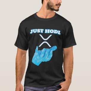 Camiseta Sólo retener Ripple XRP Criptocurrency