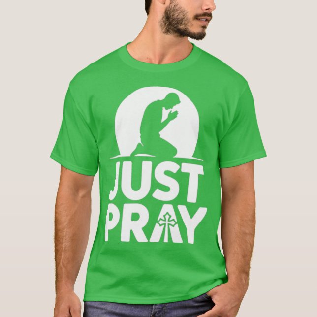 CAMISETA SÓLO REZAR (Anverso)