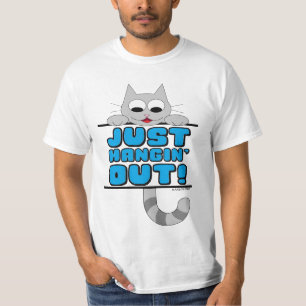 Camiseta ¡SÓLO SALGAN! Un gato divertido