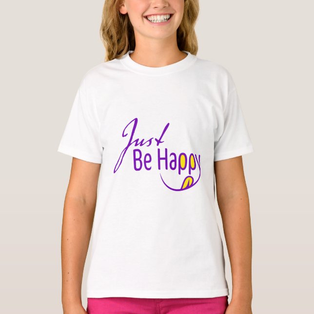 Camiseta Solo sé feliz (Anverso)