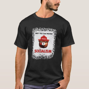 Camiseta Sólo se puede evitar el socialismo conservador ant