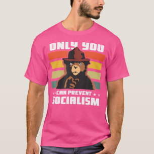 Camiseta Sólo Se Puede Evitar Que El Socialismo Acampe Vint