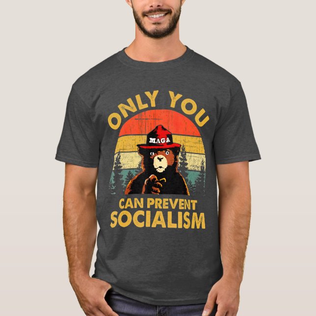 Camiseta Sólo se puede evitar que el socialismo lleve a cab (Anverso)