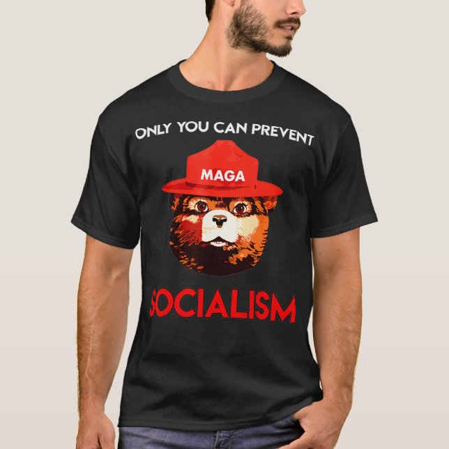 Camiseta Sólo Se Puede Evitar Que El Socialismo Lleve MAMÁE (Anverso)