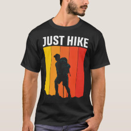 Camiseta sólo senderismo en la montaña