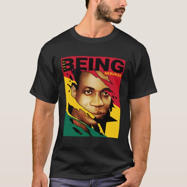 Camiseta Sólo Siendo La Bandera De Kwame Nkrumah En Ghana (Anverso)