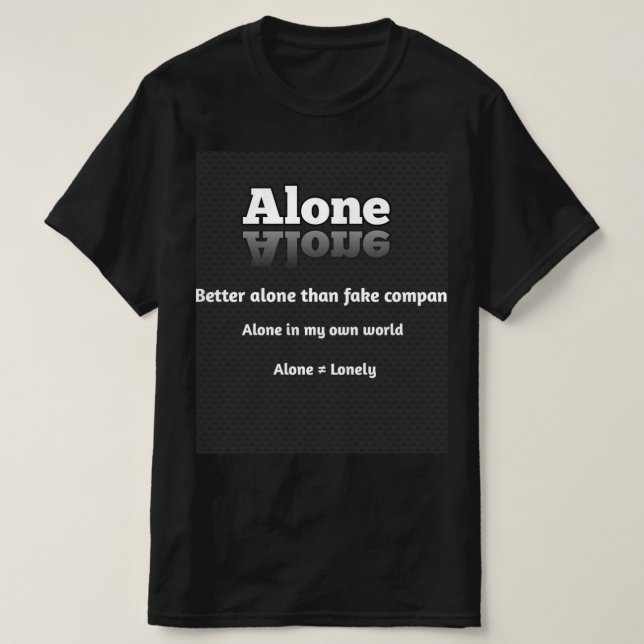 Camiseta Solo significa cómodo  (Diseño del anverso)