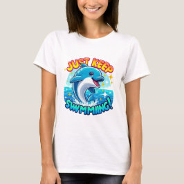 Camiseta Solo Sigue Nadando Delfín