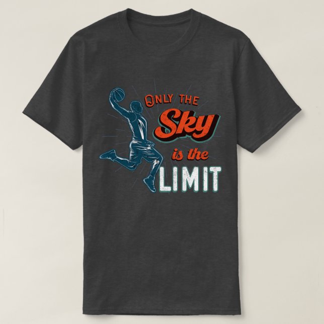 Camiseta Solo Sky del equipo de baloncesto es el límite (Diseño del anverso)