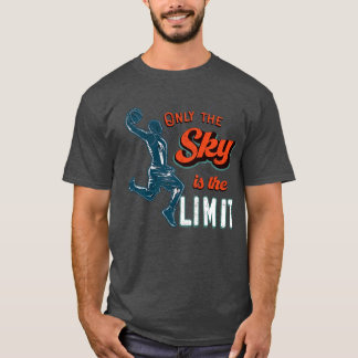 Camiseta Solo Sky del equipo de baloncesto es el límite