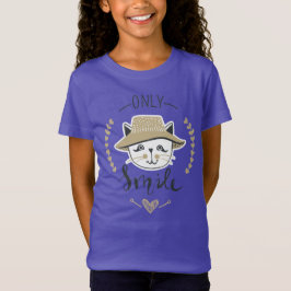 Camiseta Solo Sonríe Gato Lindo