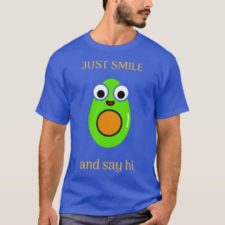 Camiseta Solo sonríe y di hola
