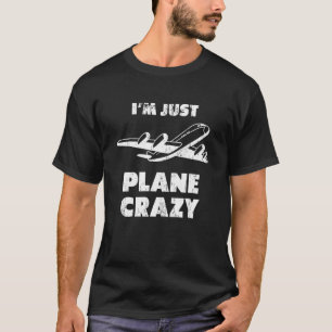 Camiseta Solo soy avión piloto loco