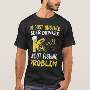 Camiseta Solo soy otro bebedor de cerveza con pesca de truc