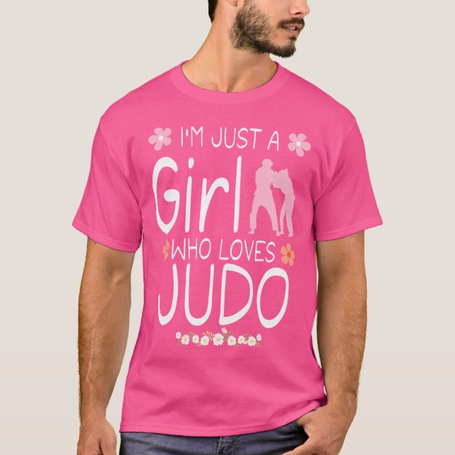 Camiseta Solo Soy Un Chica Que Ama Judo (Anverso)