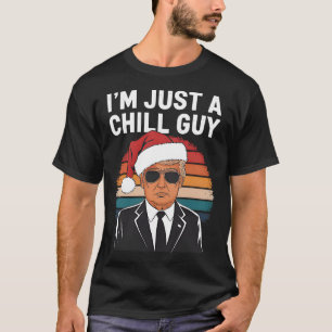 Camiseta Solo soy un chico malo Divertido Trump Santa Hat C
