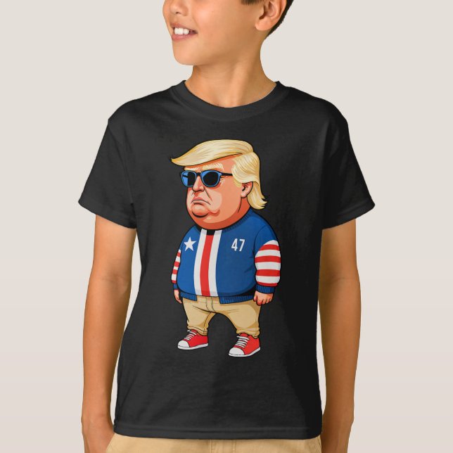 Camiseta Solo soy un chico malo Trump es un meme de un chic (Anverso)